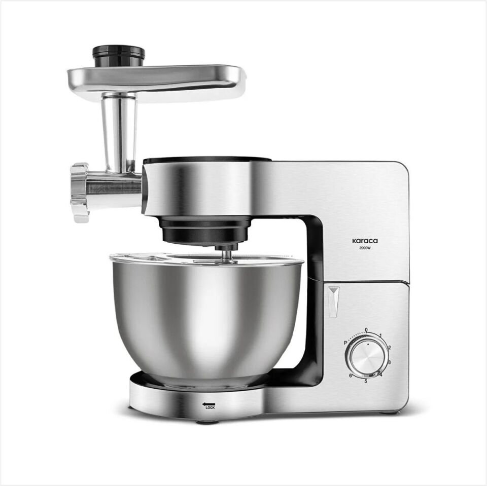 KARACA MULTICHEF ULTRA INOX 2000W HAMUR YOĞURMA MAKİNESİ INOX