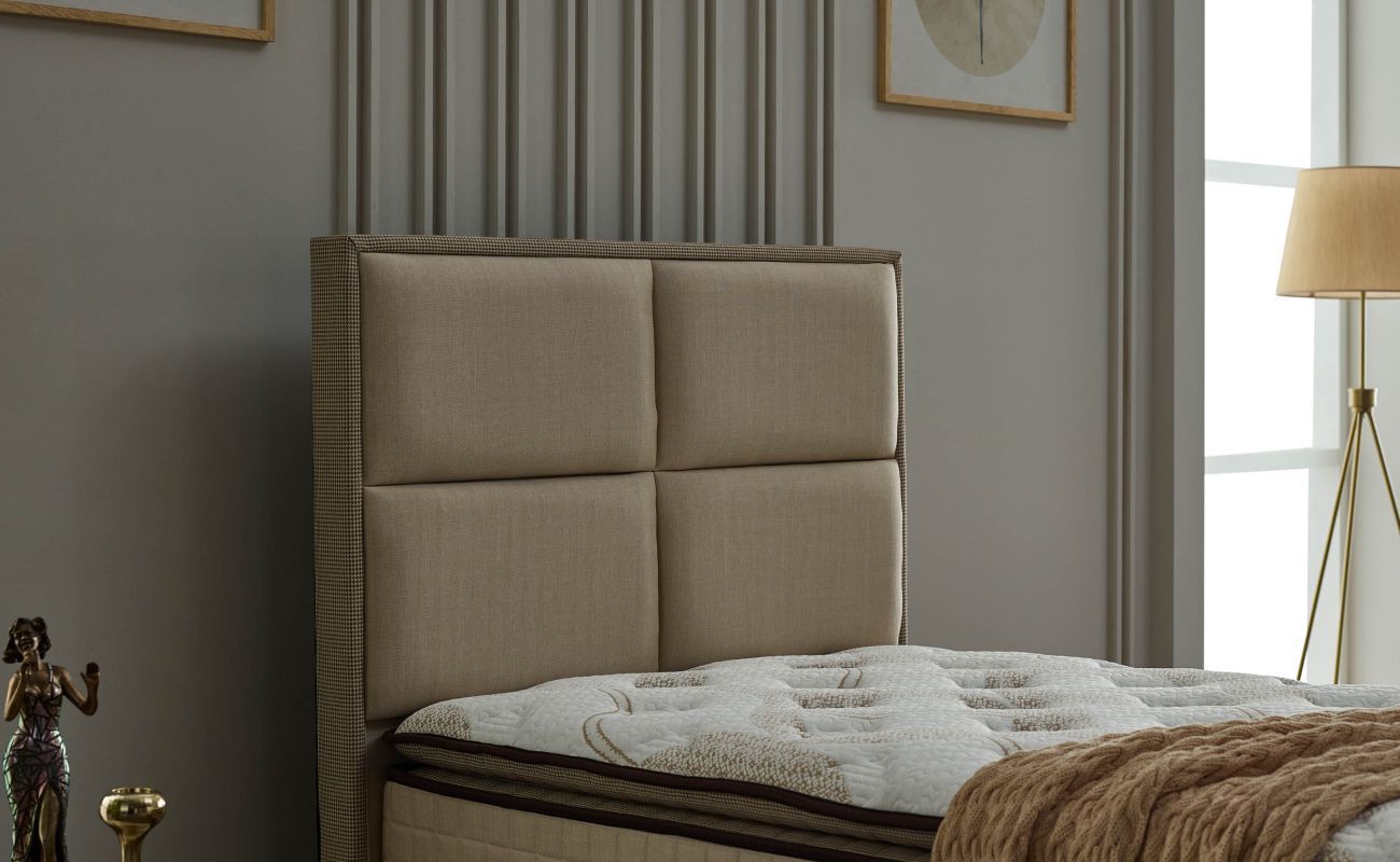 Calista 120'Lik Başlık Keten Grı