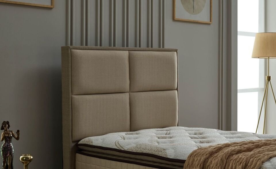 Calista 120'Lik Başlık Keten Grı