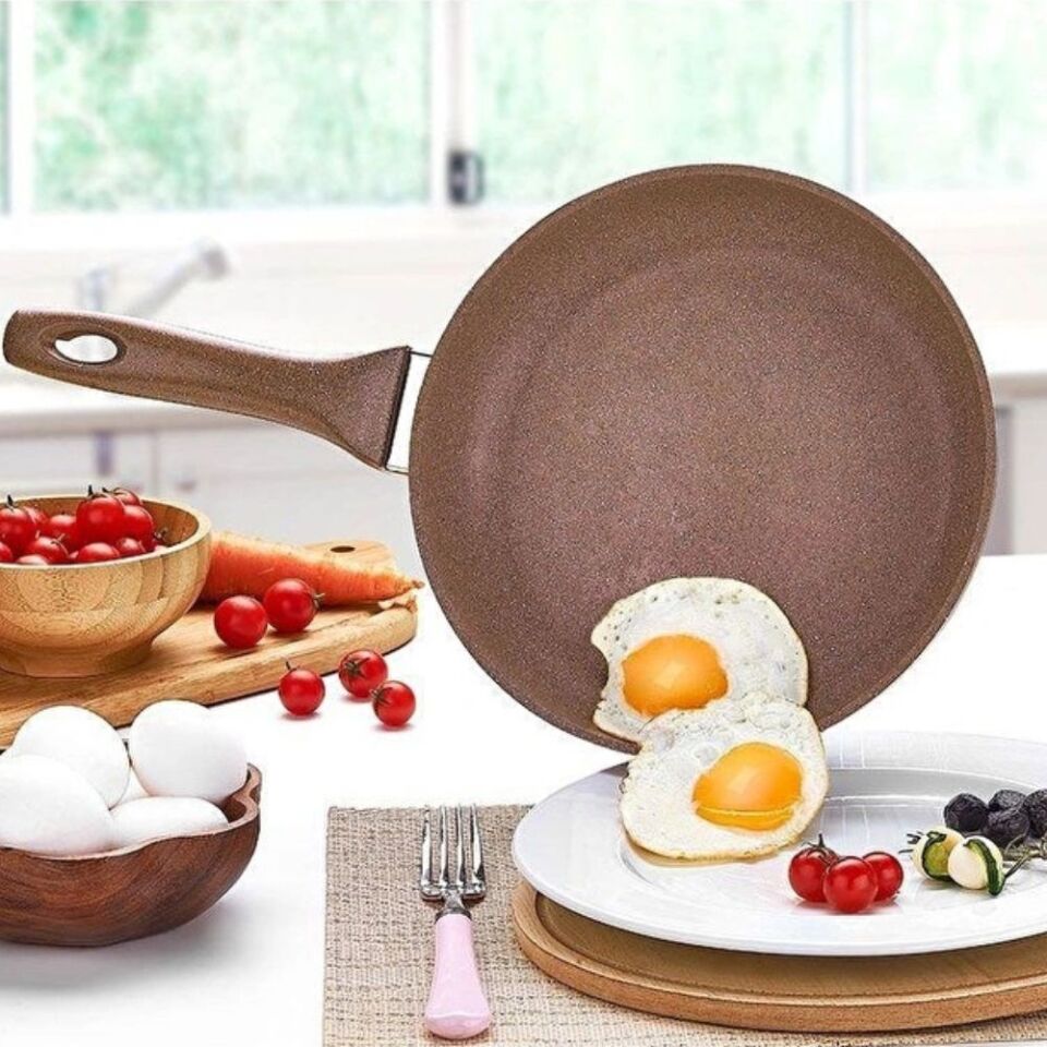 Safınox Saflon Sf5630Gr Granit Tek Kulp Tava 30Cm