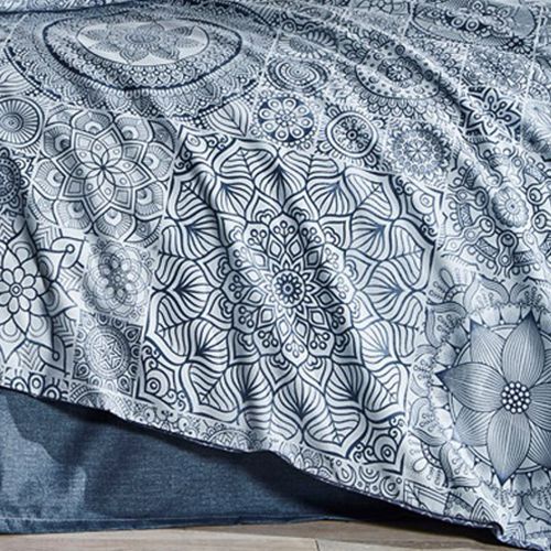 Özdilek Nevresim Takımı Ck Mavı Mandala Mıstıco