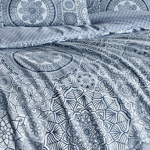 Özdilek Nevresim Takımı Ck Mavı Mandala Mıstıco