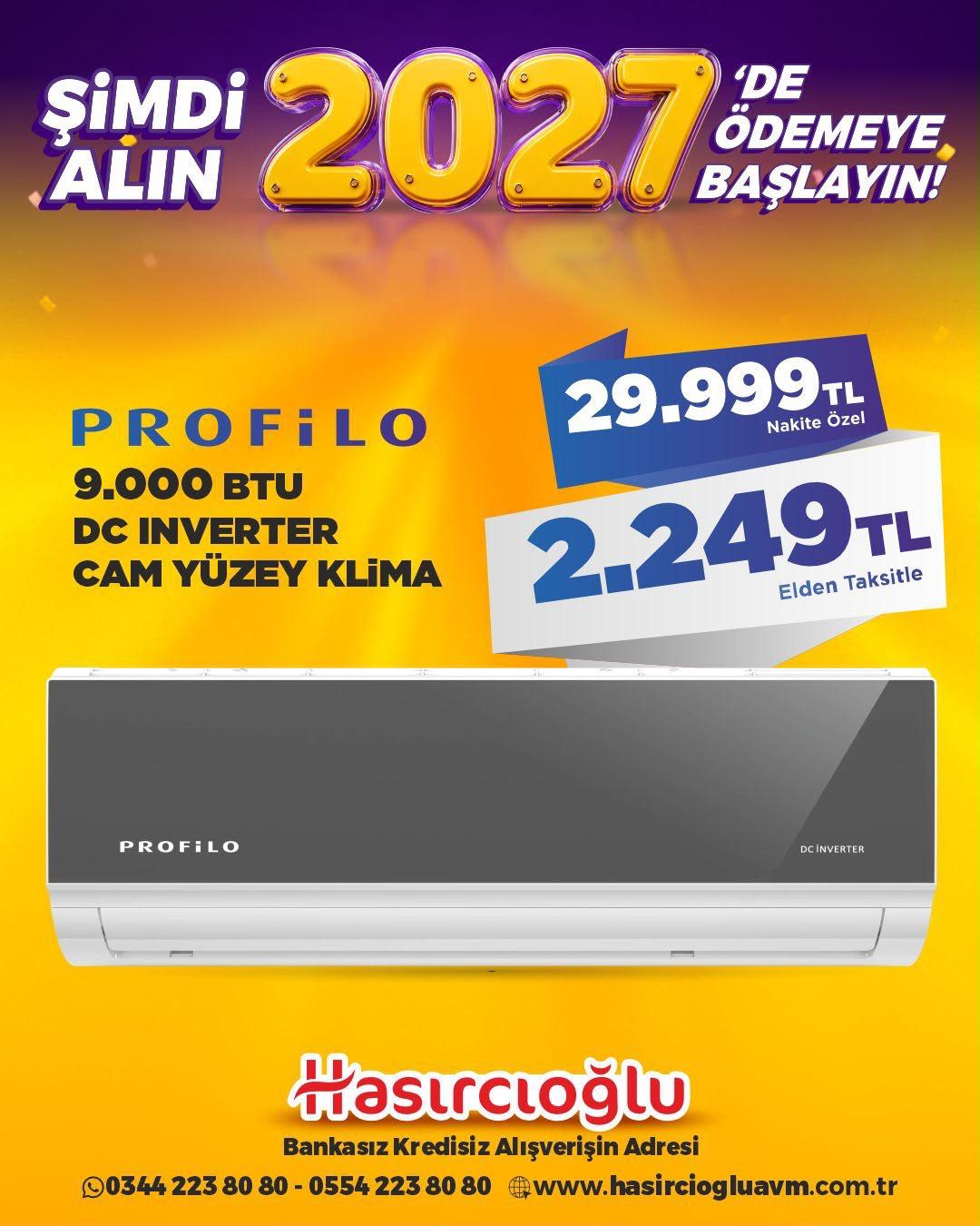 PROFİLO 9000 BTU