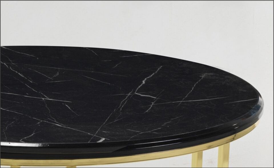 Odabaşı C Orta Sehpa Siyah Sarı