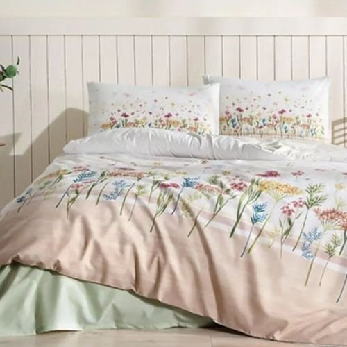 Özdilek Nevresim Takımı Çift Kişilik Somon Sprıng Garden