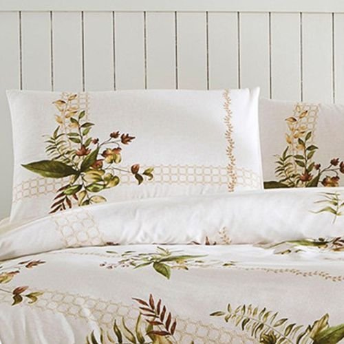 Özdilek Nevresim Takımı Çift Kişilik Krem Forest Ivy