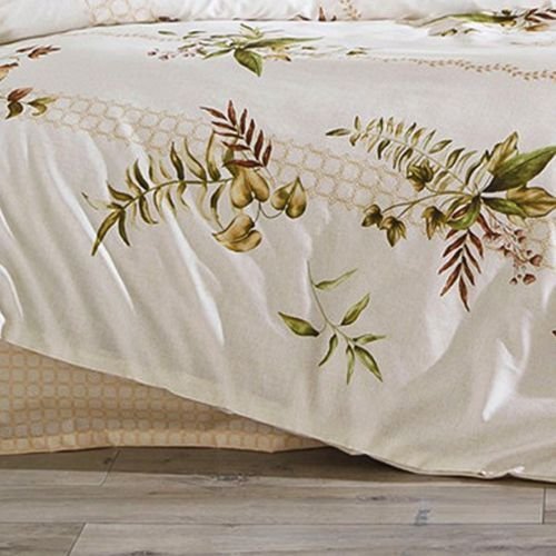 Özdilek Nevresim Takımı Çift Kişilik Krem Forest Ivy