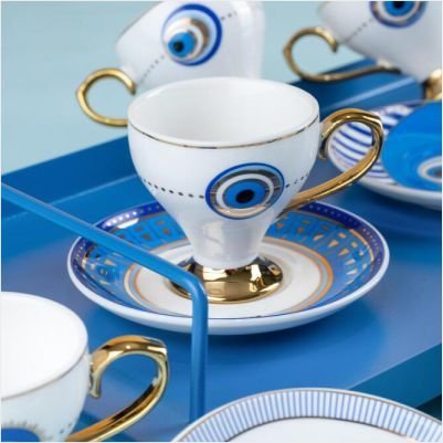 Acar Kaı-21-0172/12 Goldfınch 6 Lı Fincan Seti