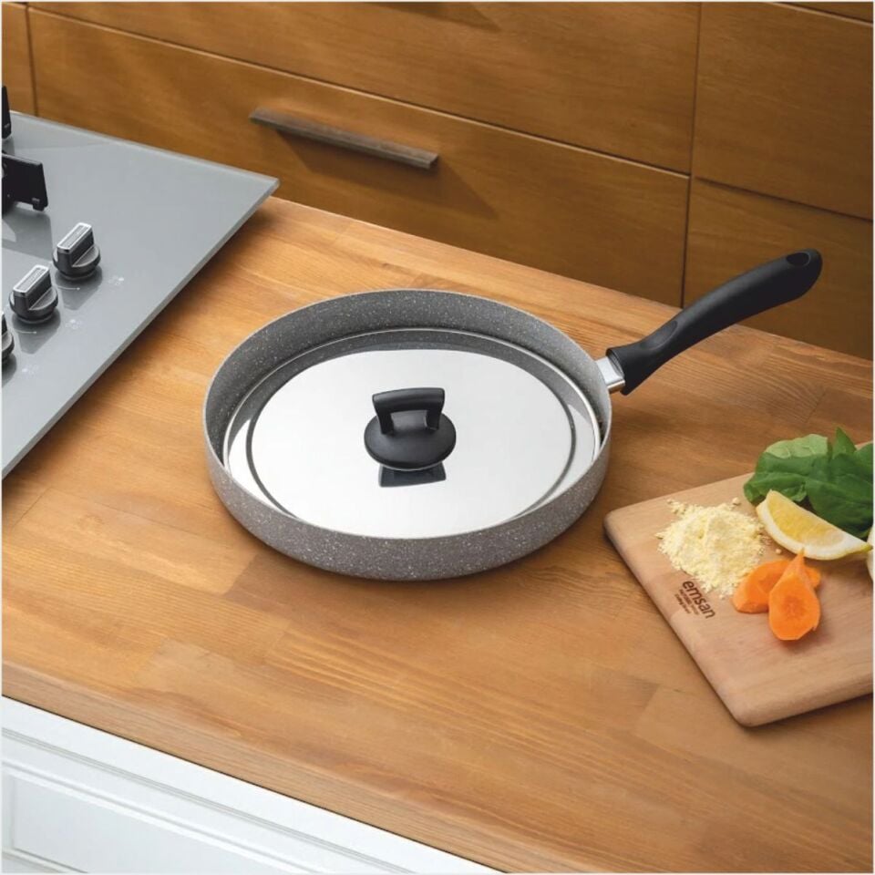 Emsan Rosa Granit Balık Tavası 30Cm