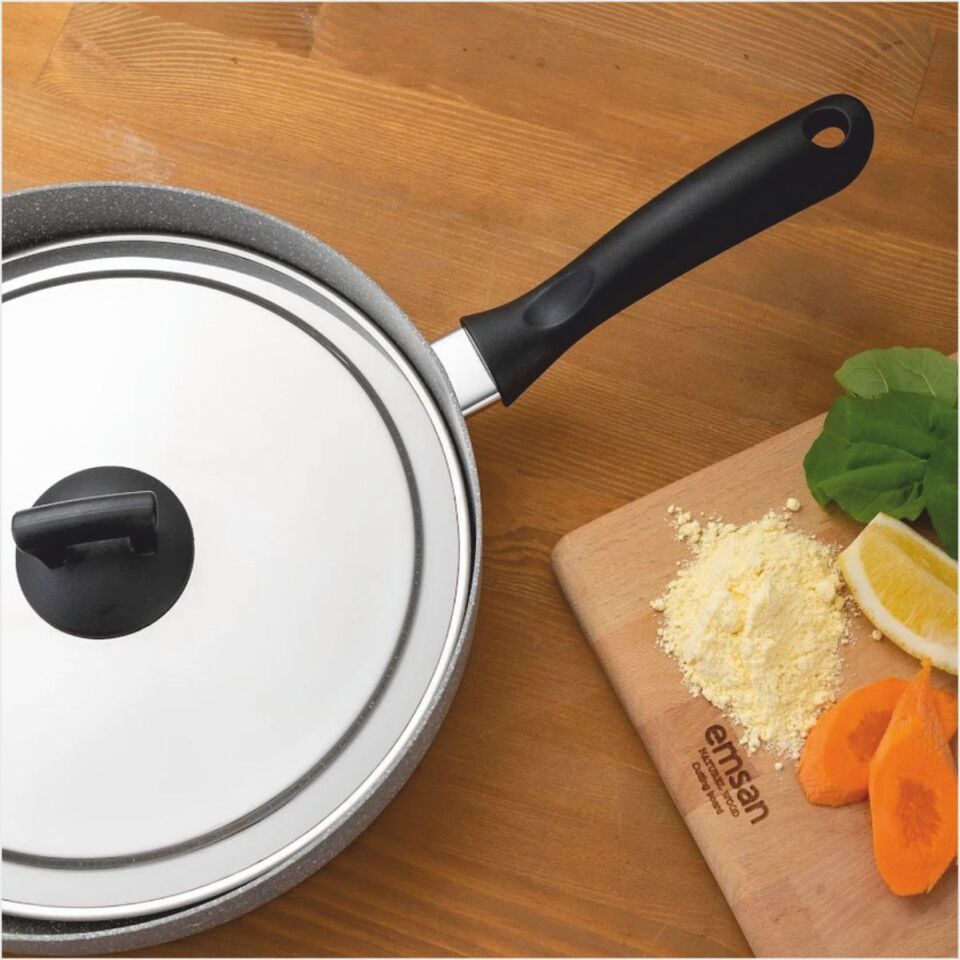 Emsan Rosa Granit Balık Tavası 30Cm