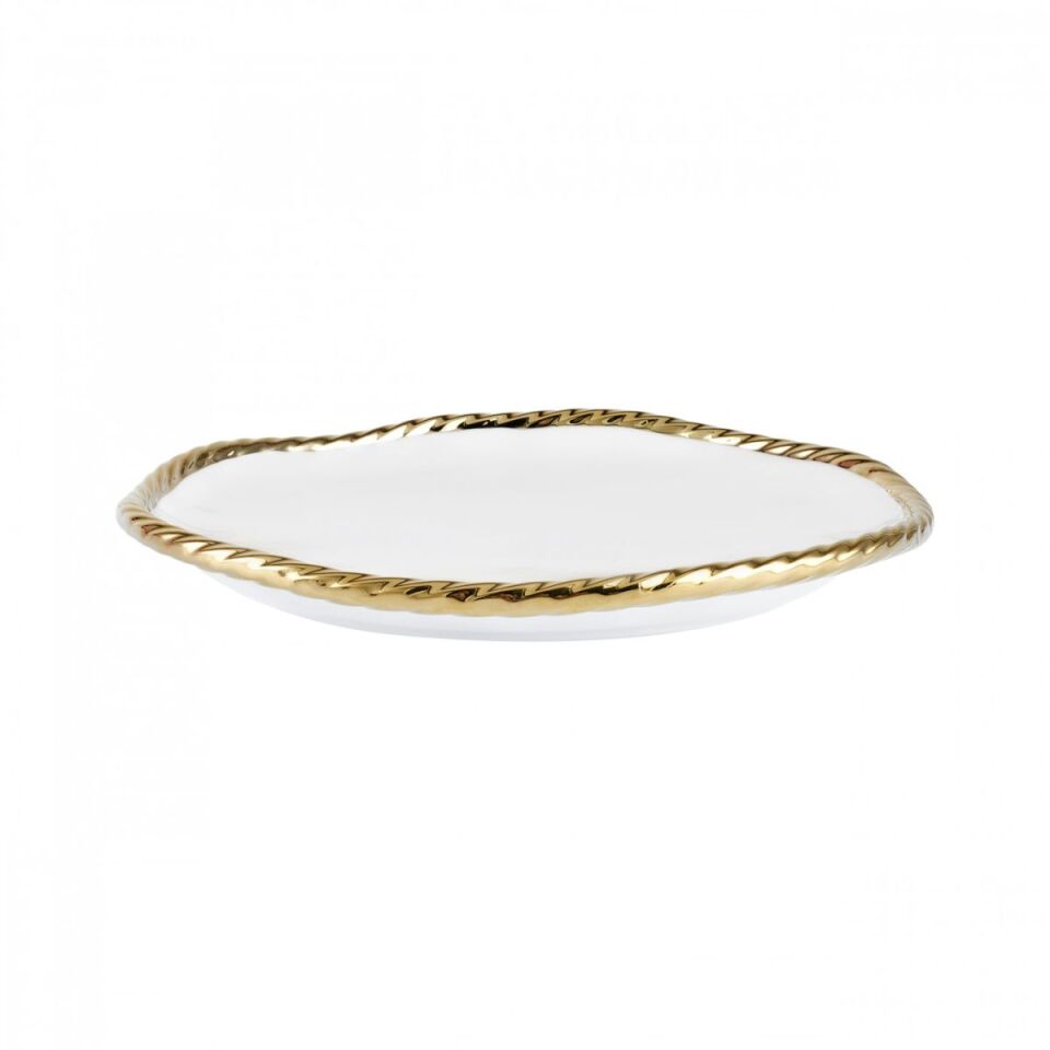 Karaca Goldest Servis Tabağı 25 Cm Gold