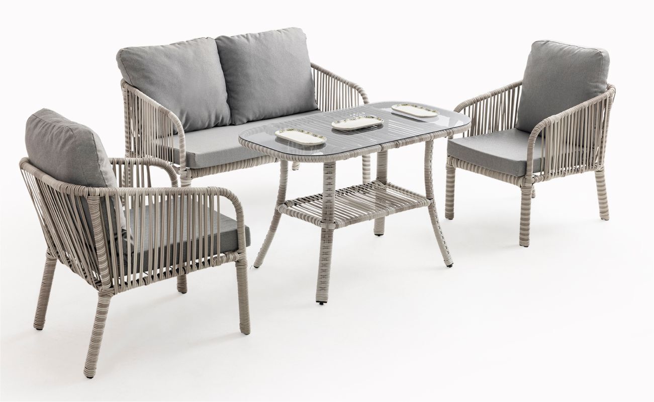 Artemis (2+1+1 Sehpa) Takım Beyaz