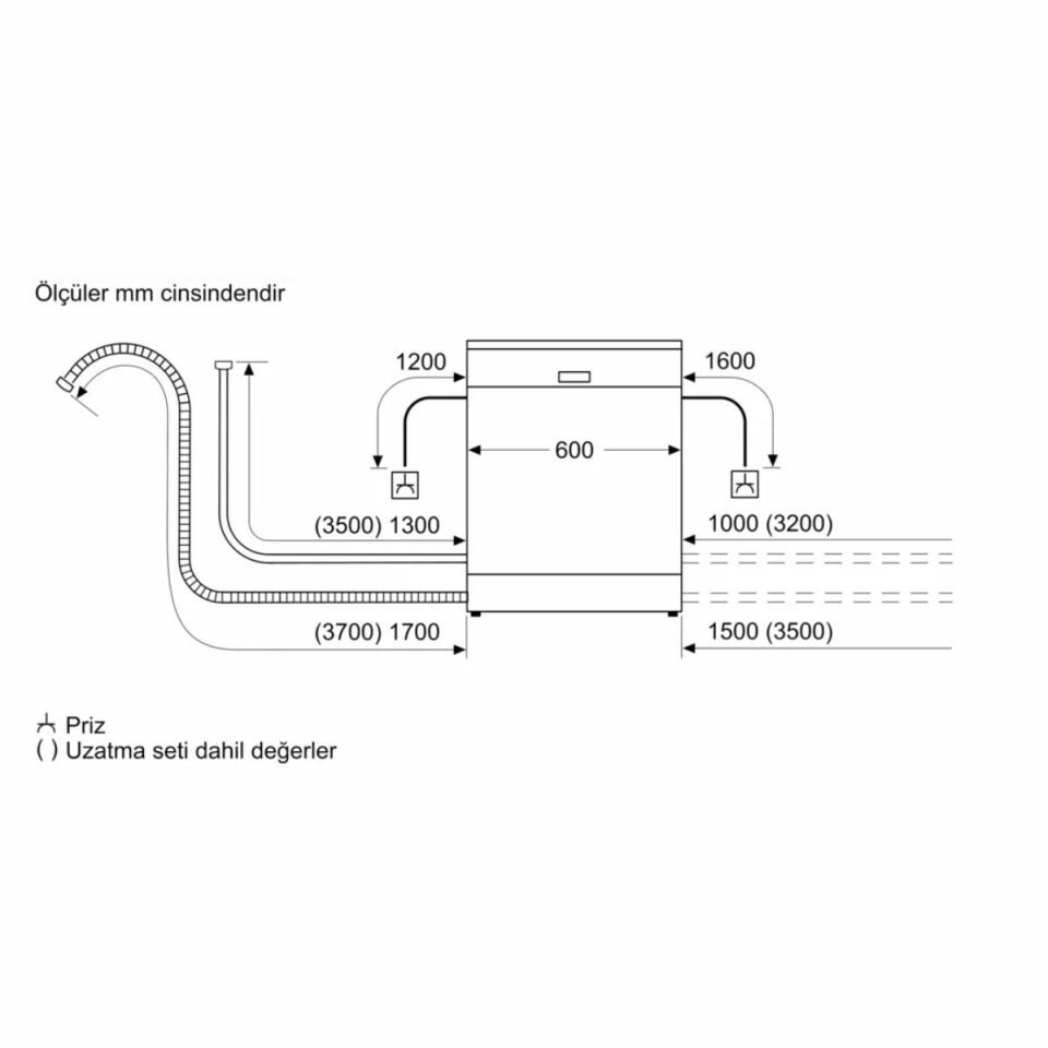 Profilo BM6320MA 6 Programlı Bulaşık Makinesi