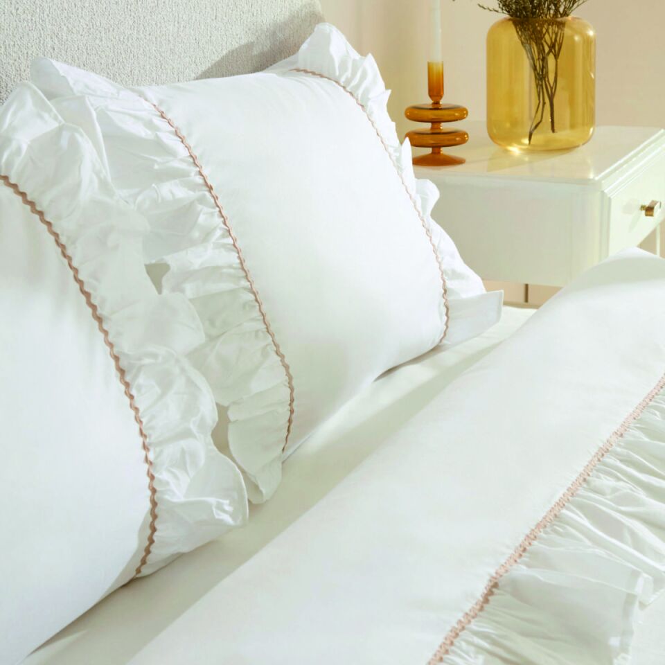 Karaca Home Vıento Nevresim Çift Beyaz