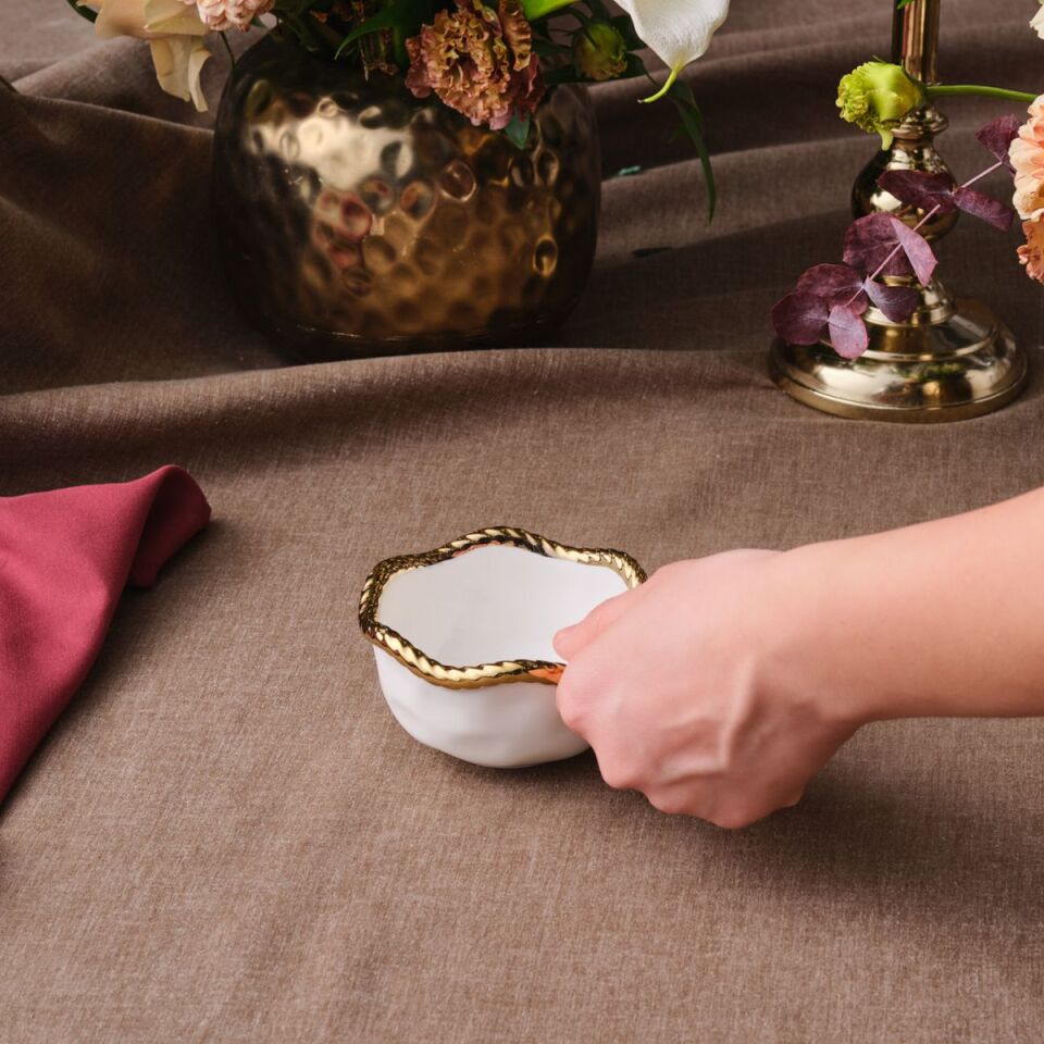 Karaca Goldest Kase 14 Cm Gold