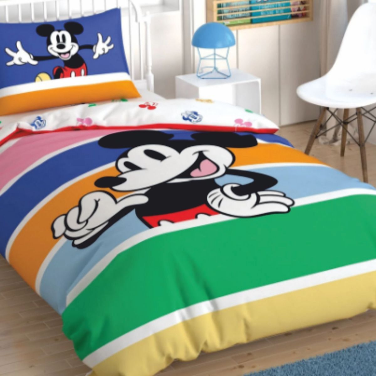 Taç Lisanslı Brf Nevresim Takımı Dh Mıckey&Frıends 100