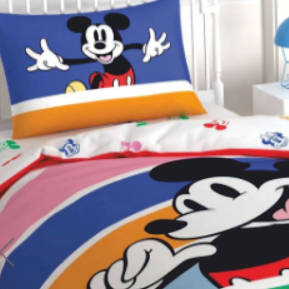 Taç Lisanslı Brf Nevresim Takımı Dh Mıckey&Frıends 100