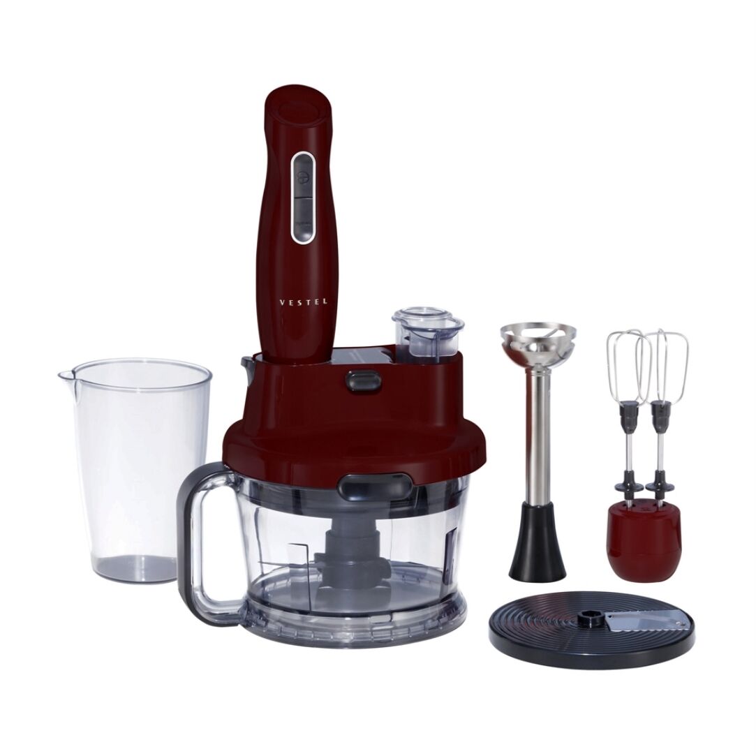 Vestel Nano Cut Retro Bordo Multi Blender Set