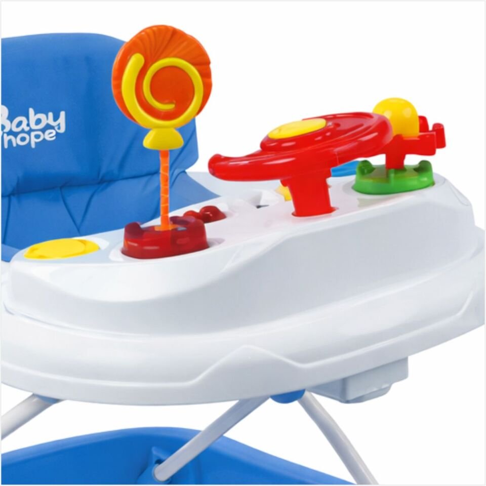 YÜRÜTEÇ OYUNCAKLI 217  MAVİ- BEYAZ