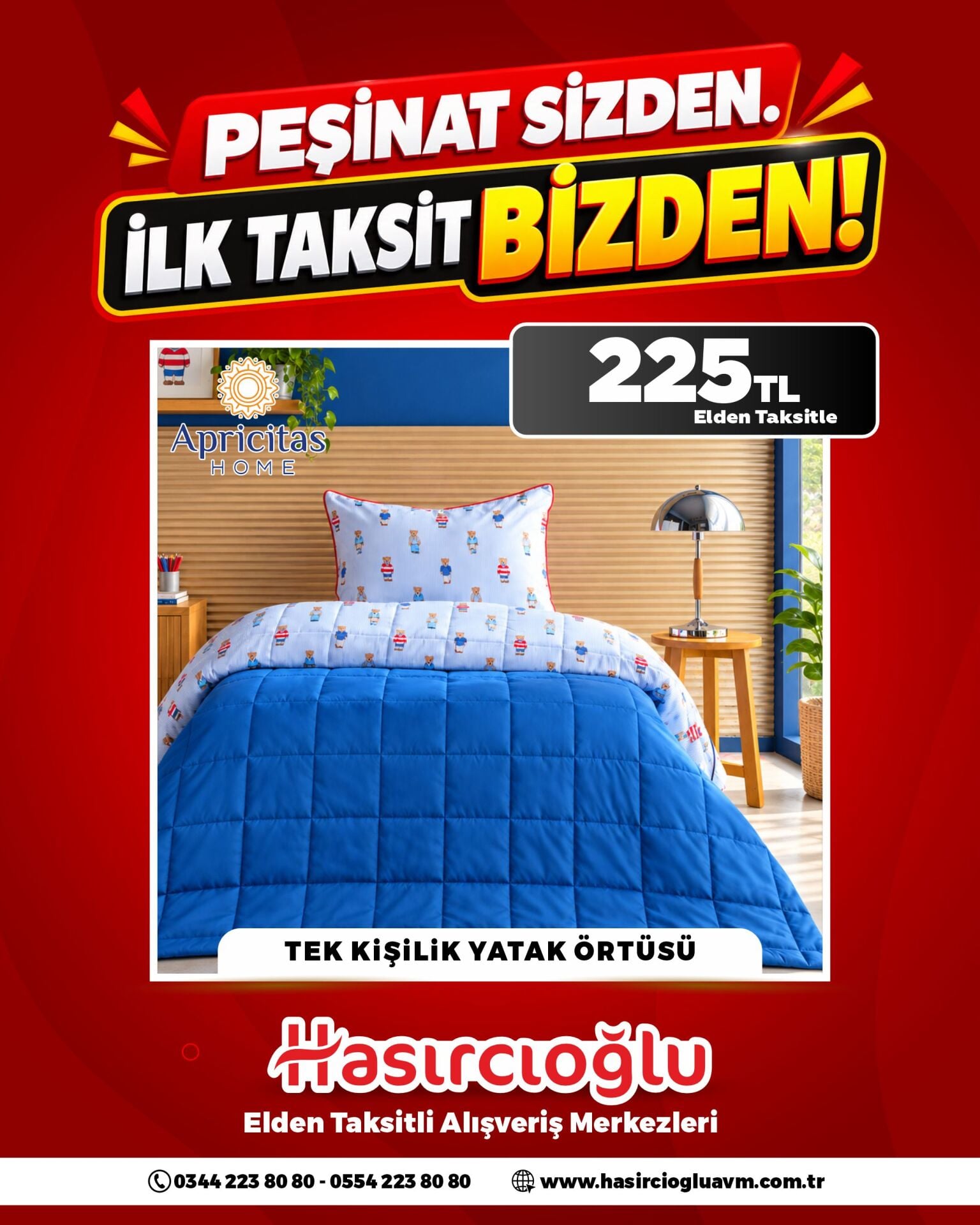 TEK KİŞİLİK YATAK ÖRTÜSÜ 225 TL ELDEN TAKSİT
