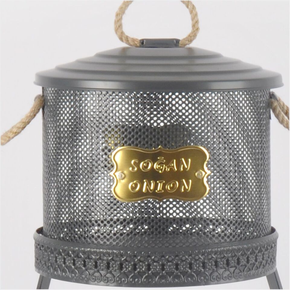 Yıldıray 1051 E-F Standlı 2 Katlı Ekonomik Fileli Kova Antrasit