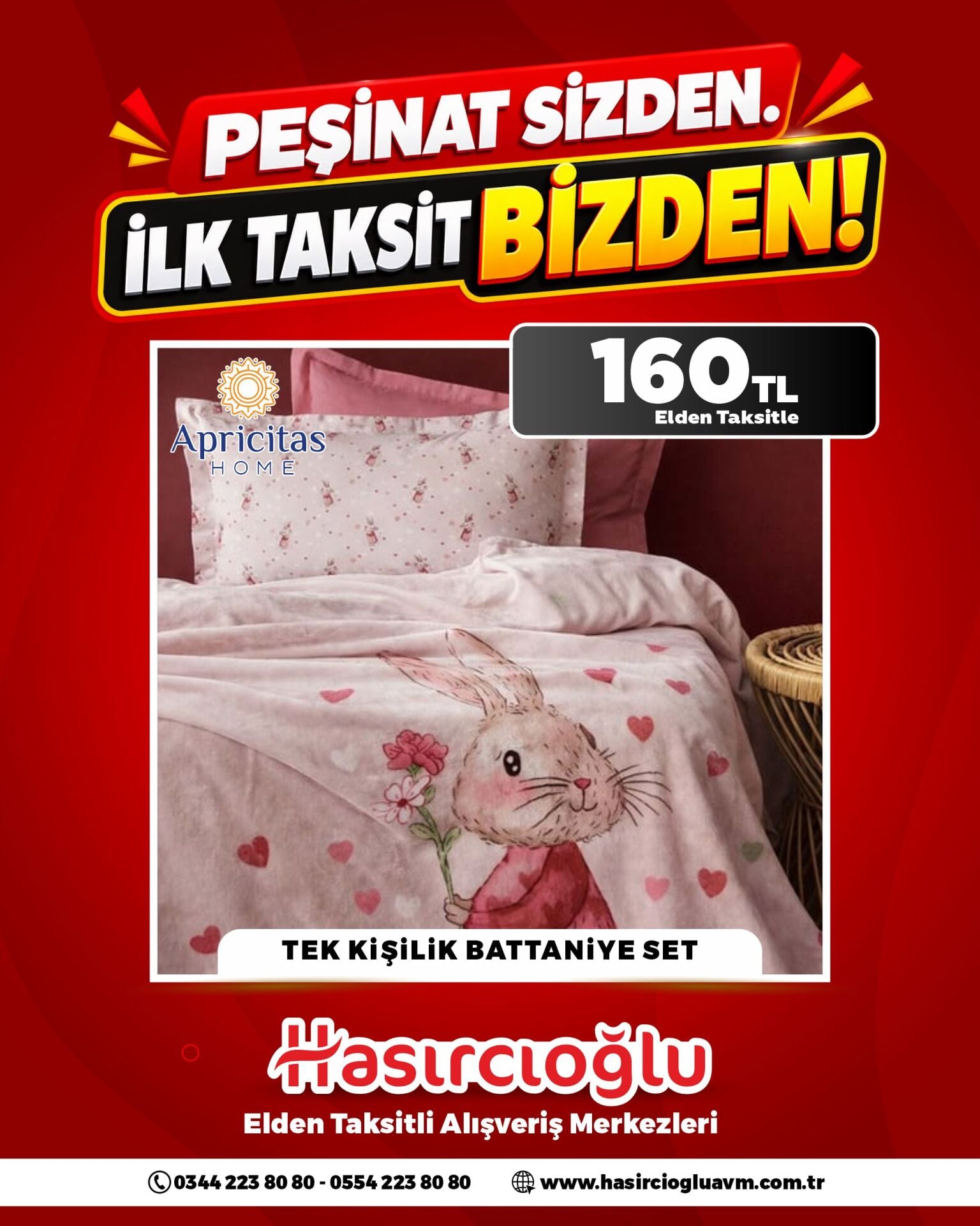 TEK KİŞLİK BATANİYE SETİ 160 TL ELDEN TAKSİTLE