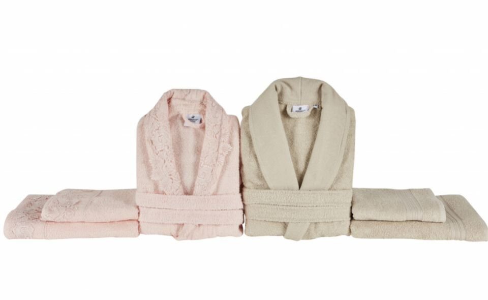 Karaca Home Shine Aile Banyo Seti Pudra Bej