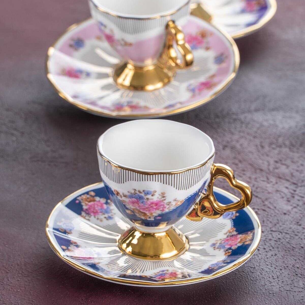 Acar Naomi 6 Kişilik Kahve Fincanı Takımı - 90 ml