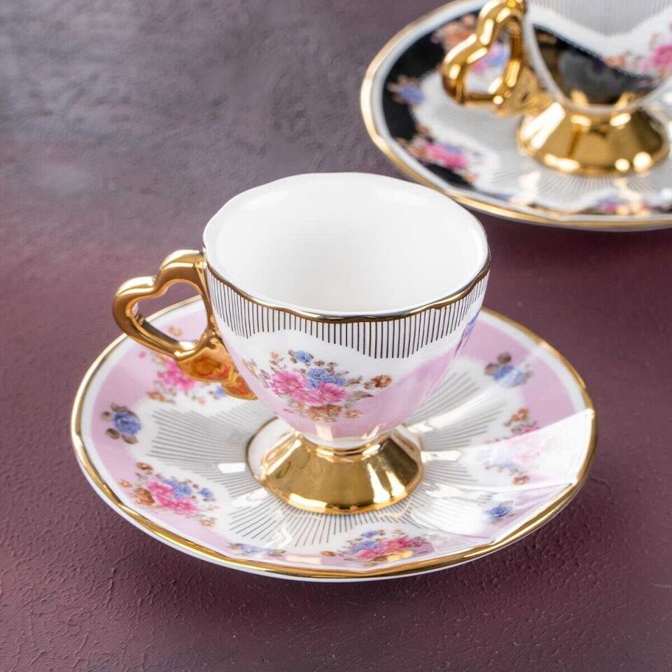 Acar Naomi 6 Kişilik Kahve Fincanı Takımı - 90 ml