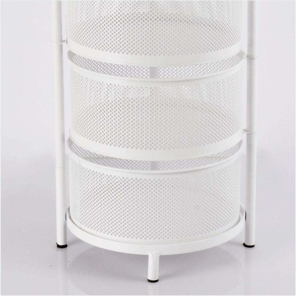 Yıldıray 1056 5 Katlı Açılır Kapanır Ferforje Sebzelik Beyaz