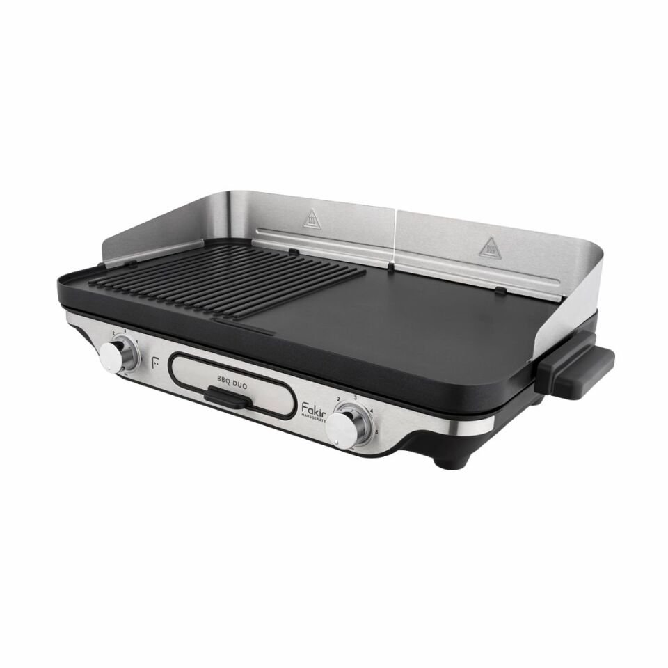 Fakir BBQ Duo Elektrikli Izgara 5 Kademeli Yapışmaz Plaka