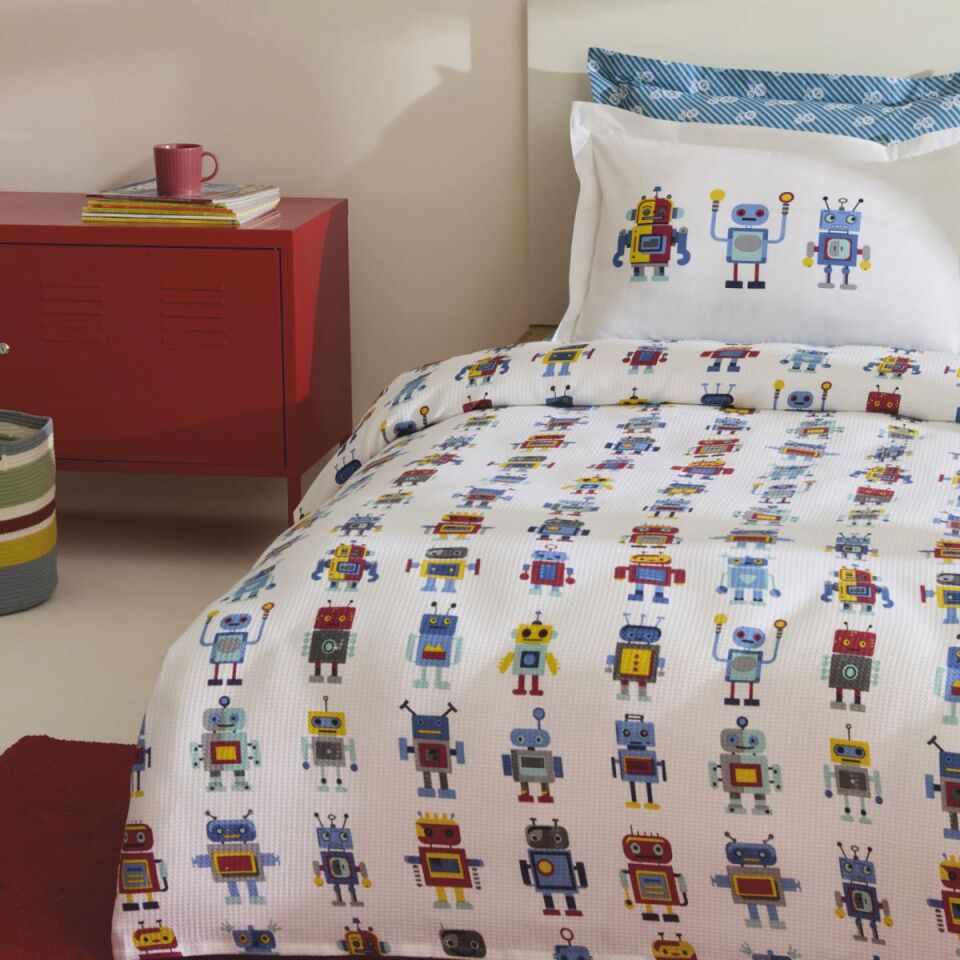 Karaca Home Young Voltrab %100 Pamuk Tek Kişilik Pike Takımı Multicolor