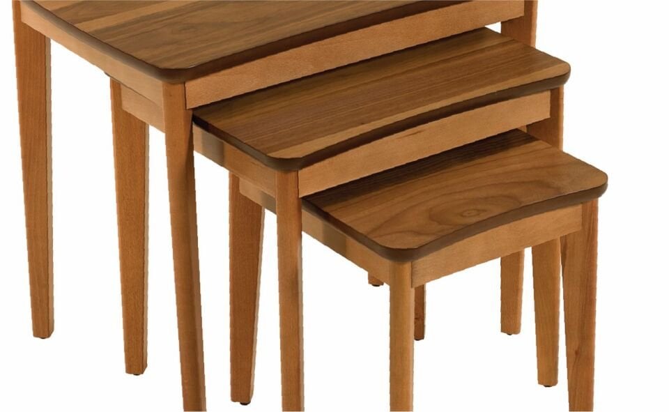 FURAX OTANTİK ZİGON SEHPA CEVİZ/CEVİZ