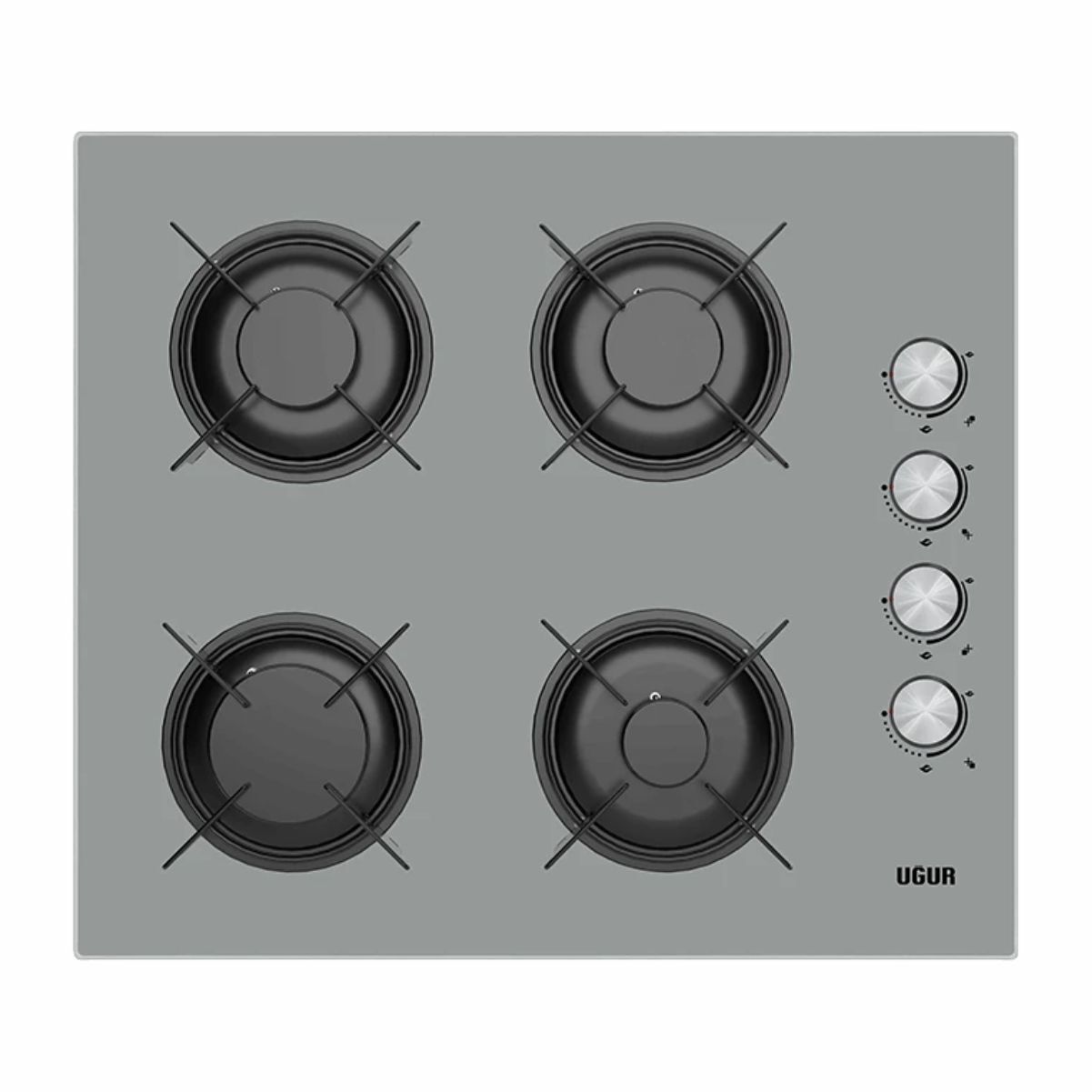 Uğur UEO 6040W0 GCY 2R1 Gri Set Üstü Ocak