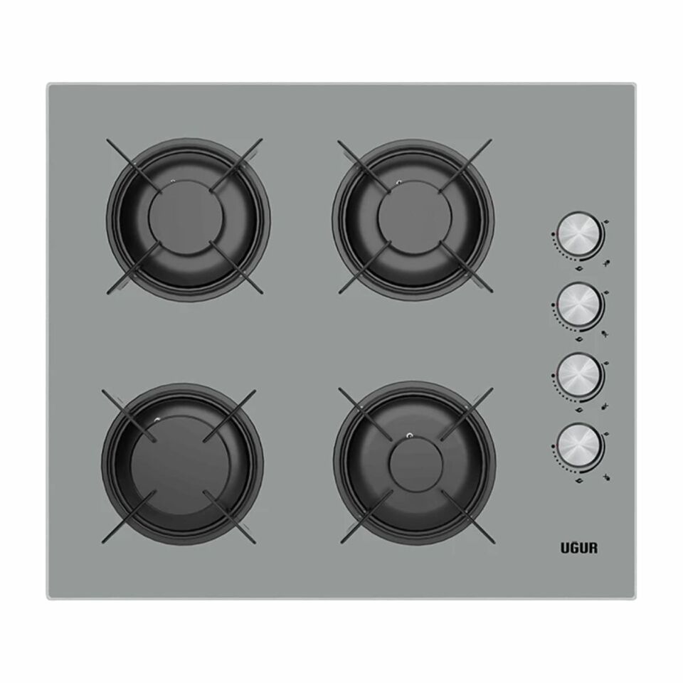 Uğur UEO 6040W0 GCY 2R1 Gri Set Üstü Ocak