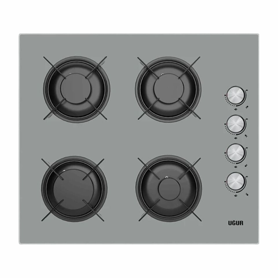 Uğur UEO 6040W0 GCY 2R1 Gri Set Üstü Ocak