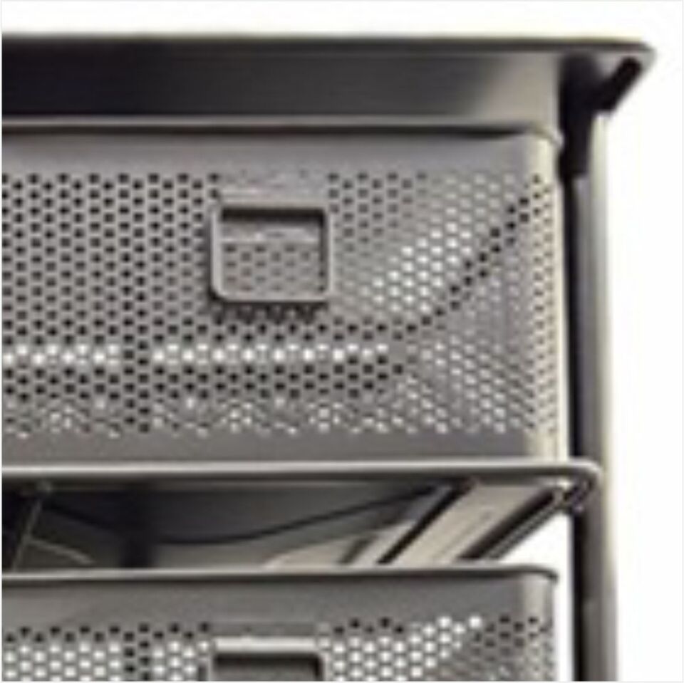 Yıldıray 1080 4 Katlı 8 Çekmeceli  Tekerlekli  Sebzelik Antrasit