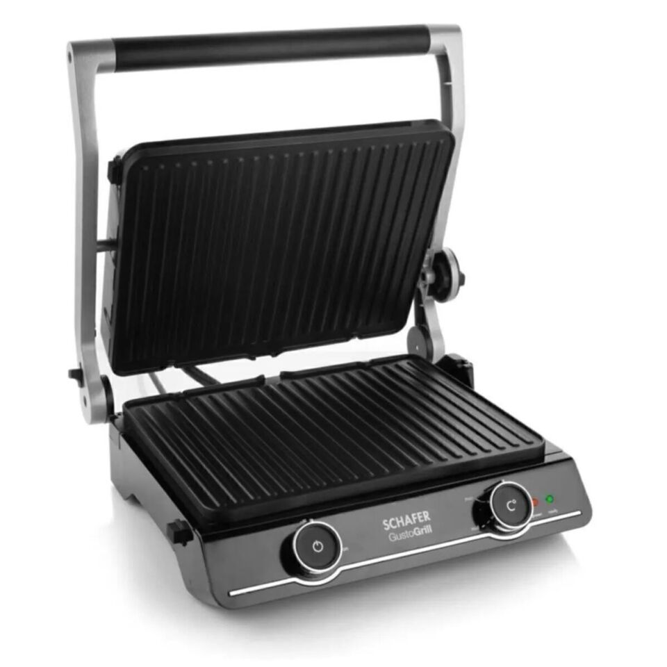 Schafer Gusto Grill Izgara Ve Tost Makinesi Siyah
