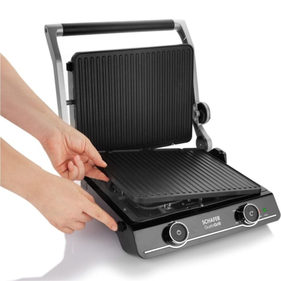 Schafer Gusto Grill Izgara Ve Tost Makinesi Inox