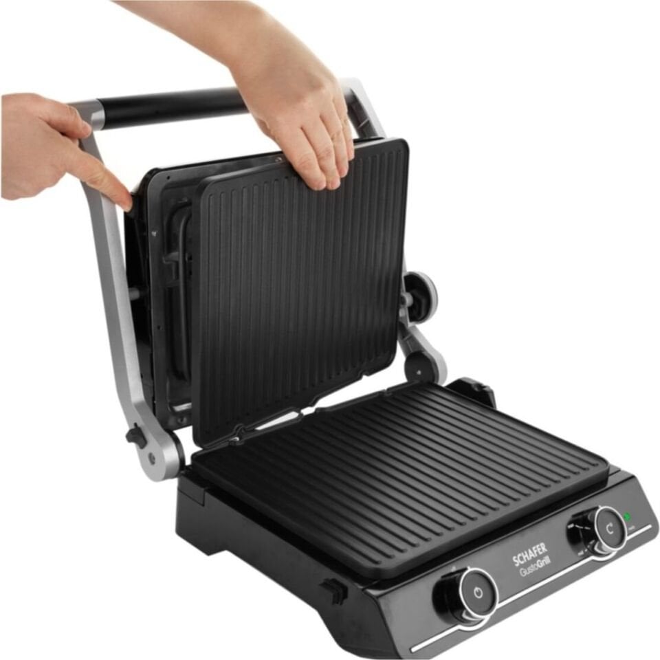 Schafer Gusto Grill Izgara Ve Tost Makinesi Inox