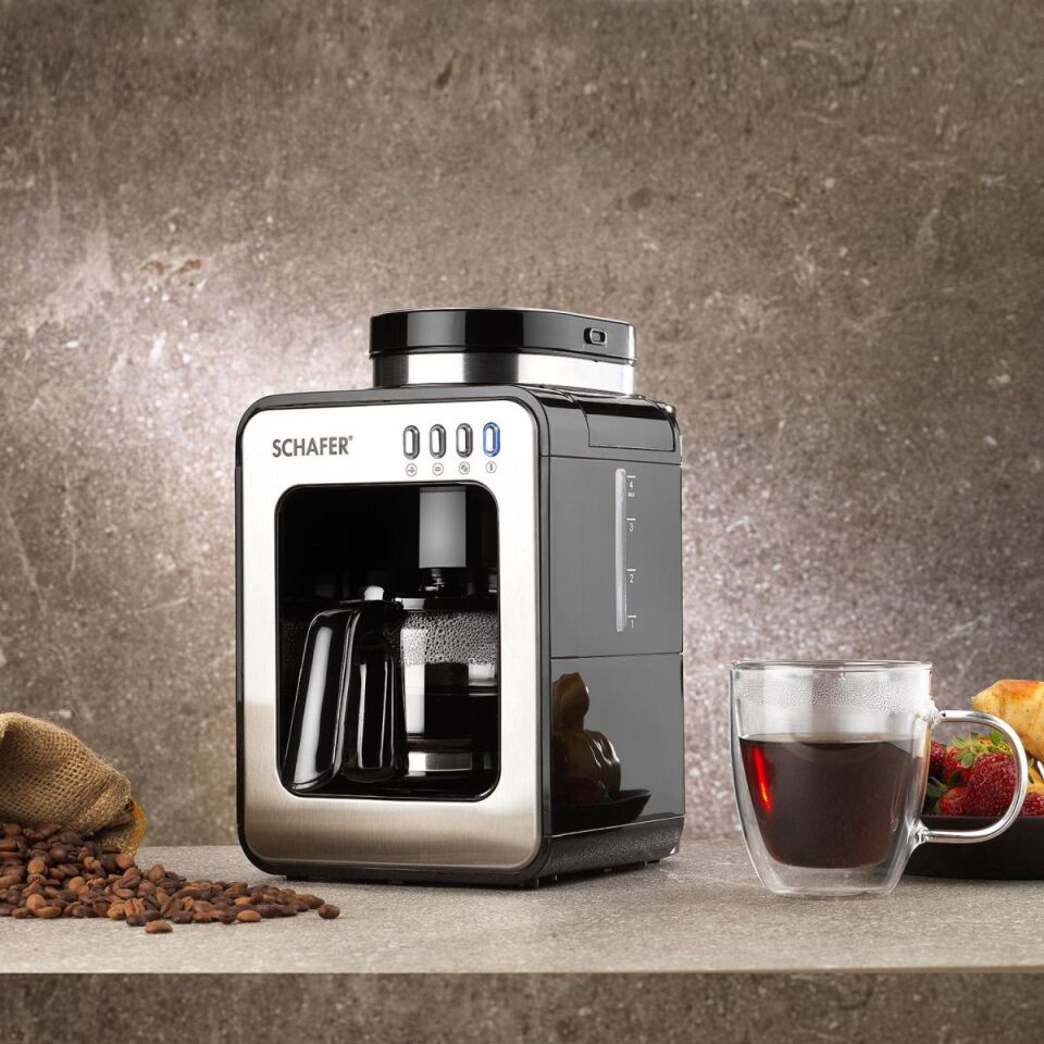 Schafer Barista Ögütücülü Filtre Kahve Makinesi Siyah