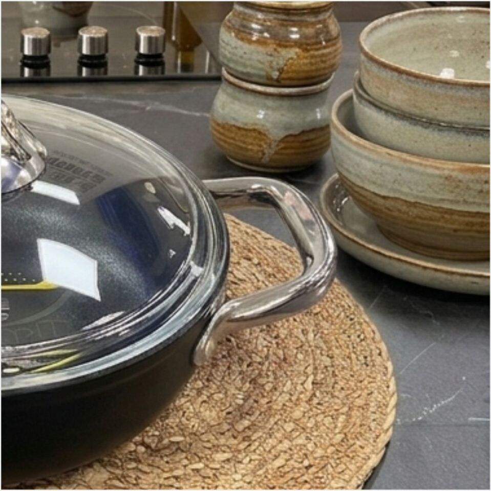 SAFINOX 22 CM KARNIYARIK GRANİT TENCERE