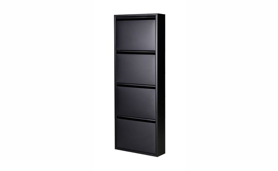 Doğuş 4 Lü Metal Ayakkabılık Siyah