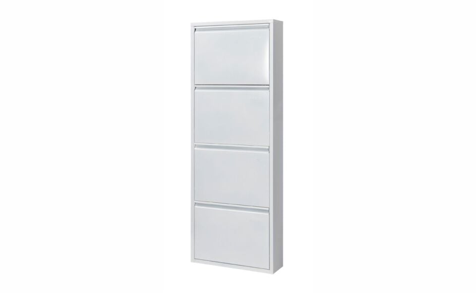Doğuş 4 Lü Metal Ayakkabılık Beyaz