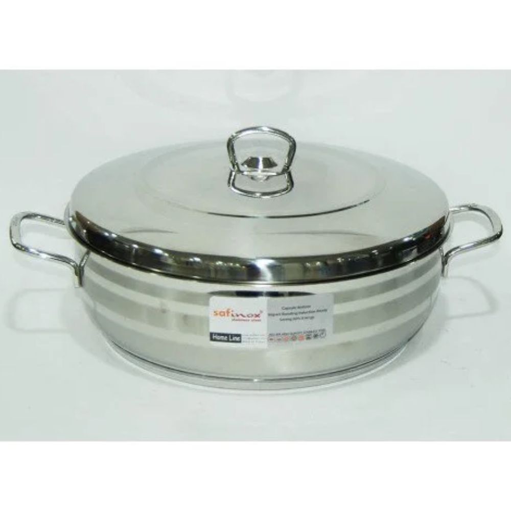 SAFINOX 30X10 FLAVİA KISA TENCERE TEL KULPLU