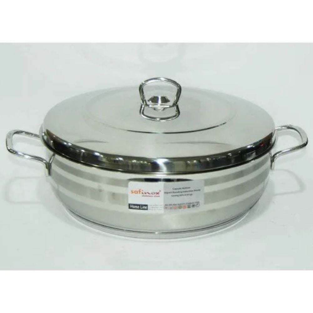 SAFINOX 30X10 FLAVİA KISA TENCERE TEL KULPLU