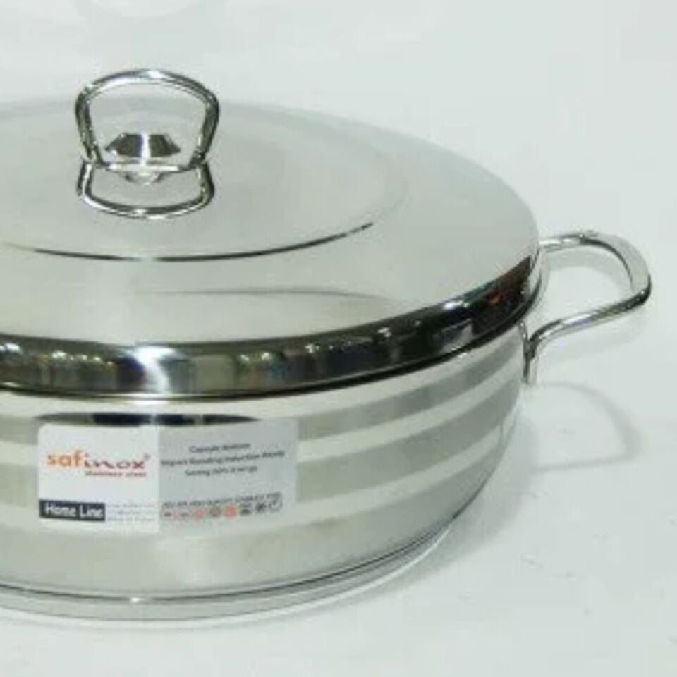 SAFINOX 30X10 FLAVİA KISA TENCERE TEL KULPLU